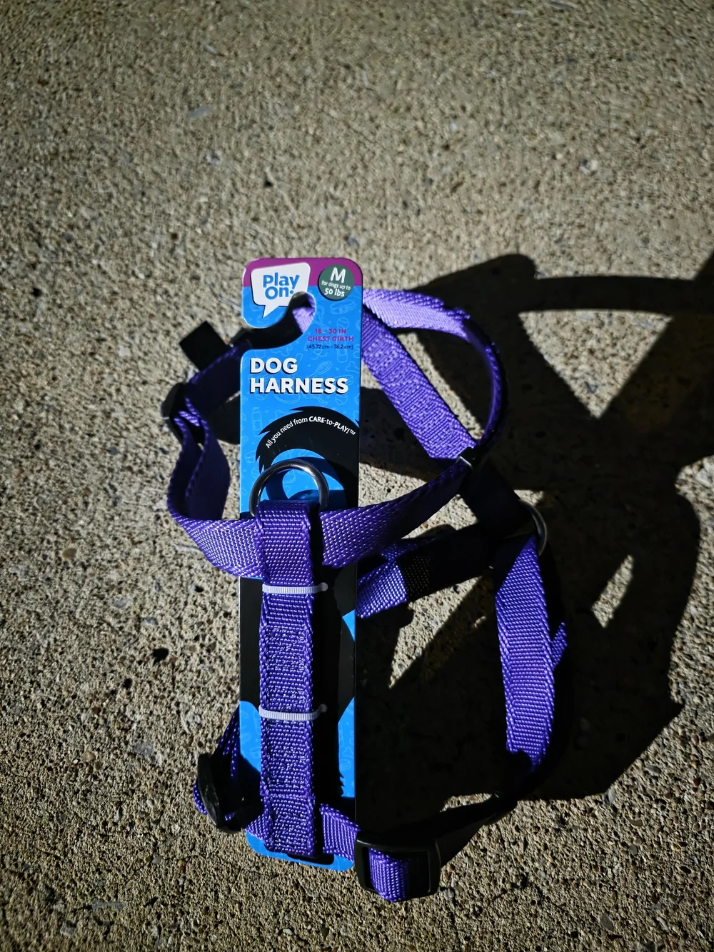 Play On Purple Dog Harness - Medium Up To 50lbs